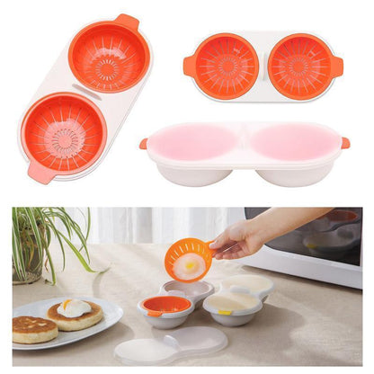 Compact Microwave Egg Cooking Pod