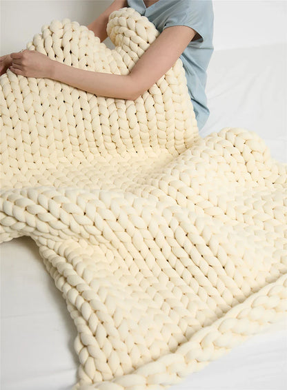 Plush Knit Weighted Blanket for Relaxation