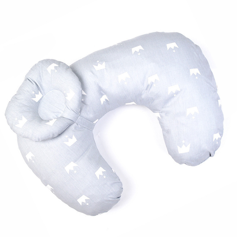 Comfortable Nursing Pillow with Head Support for Mom Baby