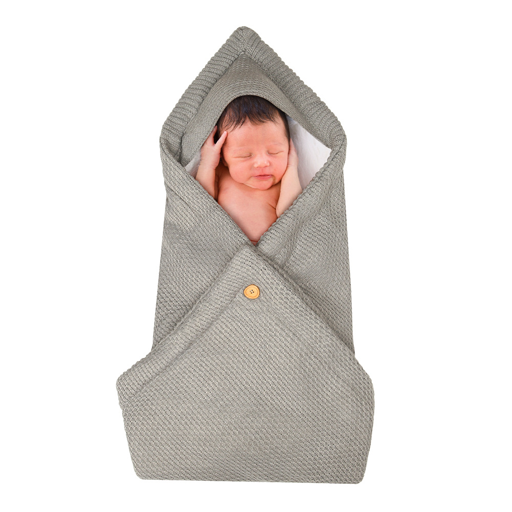 Soft Baby Hooded Blanket for Newborns