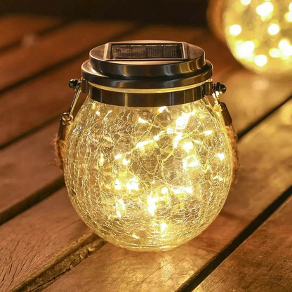 Shattered Effect Outdoor Solar Lamp - Befez