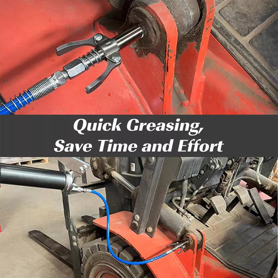Strong Grease Gun Coupler - Universal Heavy Duty Adapter