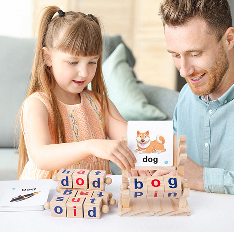 Wooden Learning Blocks for Kids