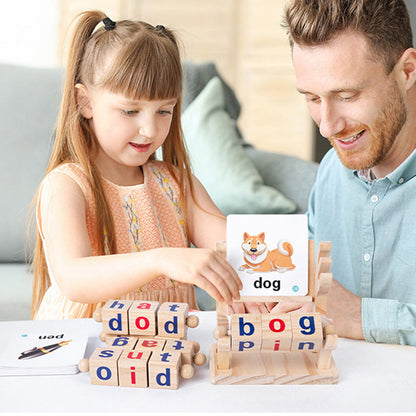 Wooden Learning Blocks for Kids