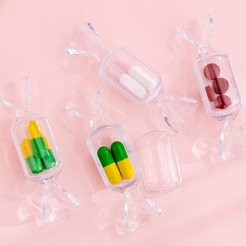 Clear Acrylic Sweet Shaped Trinket Boxes (10 Pack)