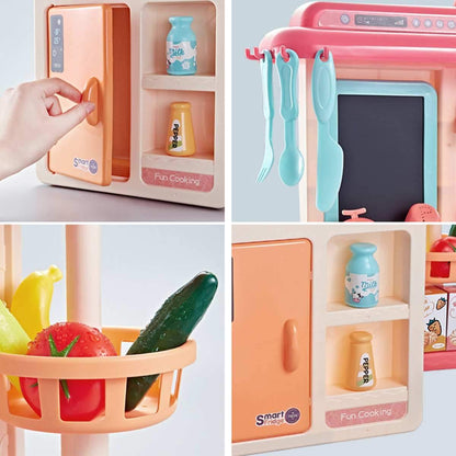 Befez | Kids Mini Play Kitchen | Complete Cooking Toy Set