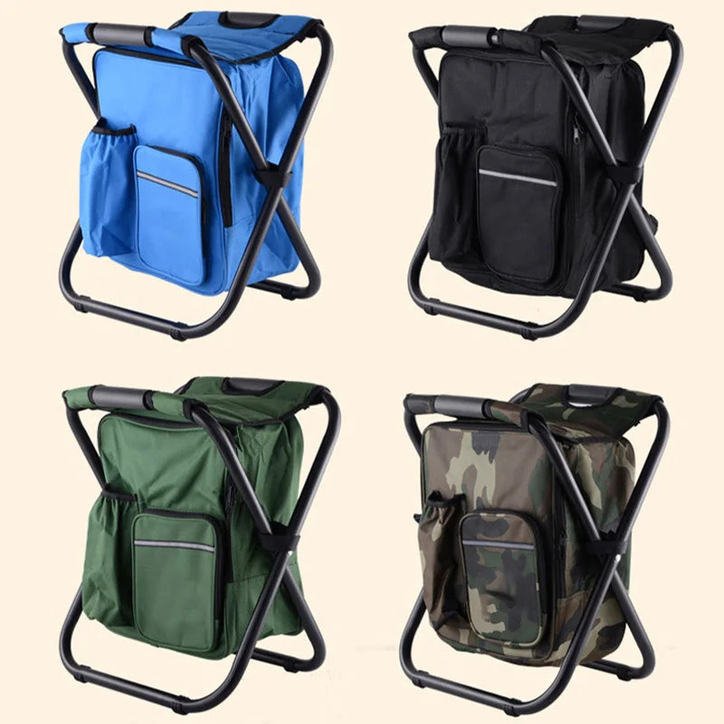 Portable Cooler & Foldable Stool Set