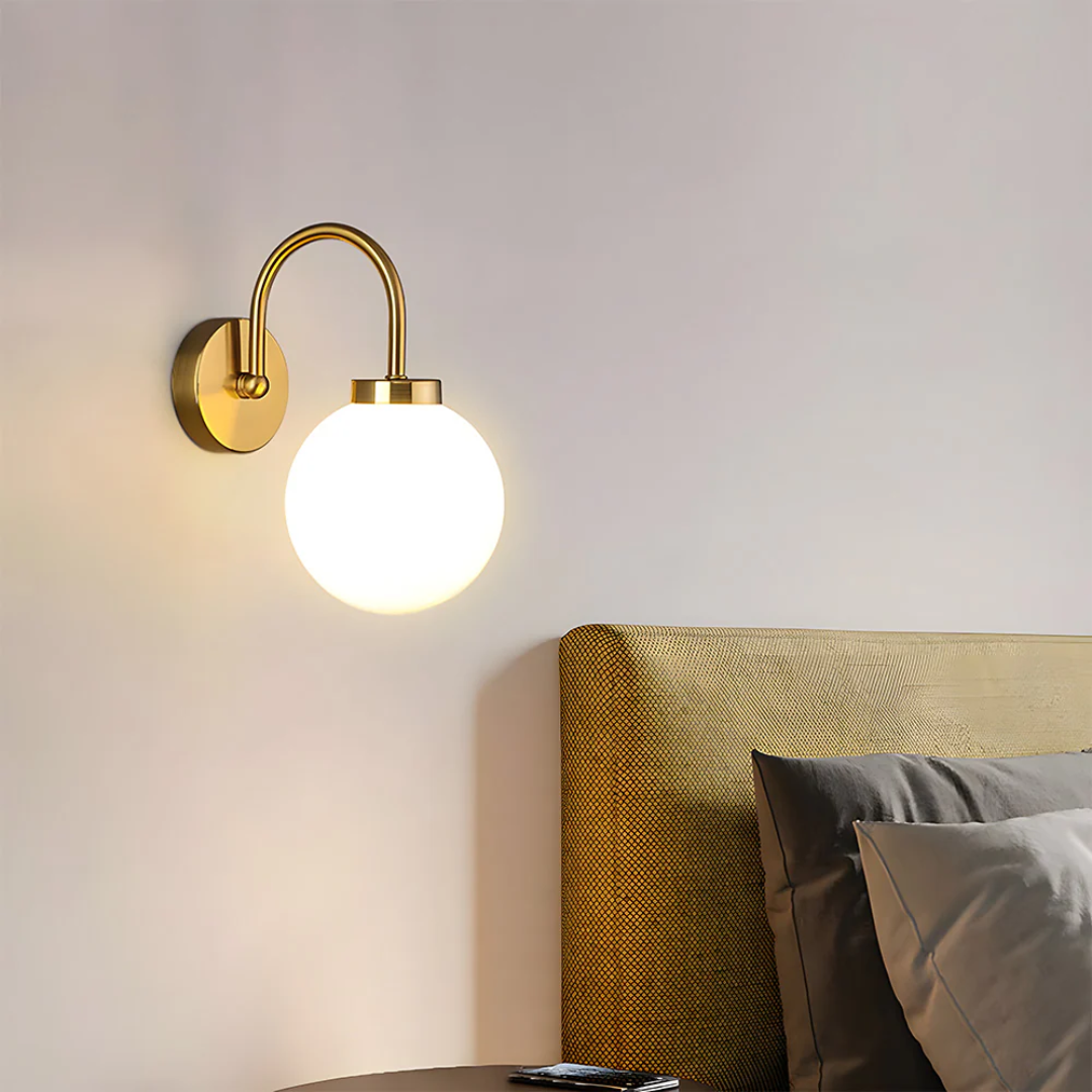 Stylish Glass Ball Table Lamp