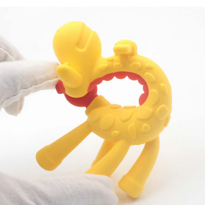 Soft Silicone Baby Giraffe Teether Toy
