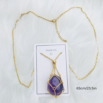 Sparkling Gemstone Pendant Necklace
