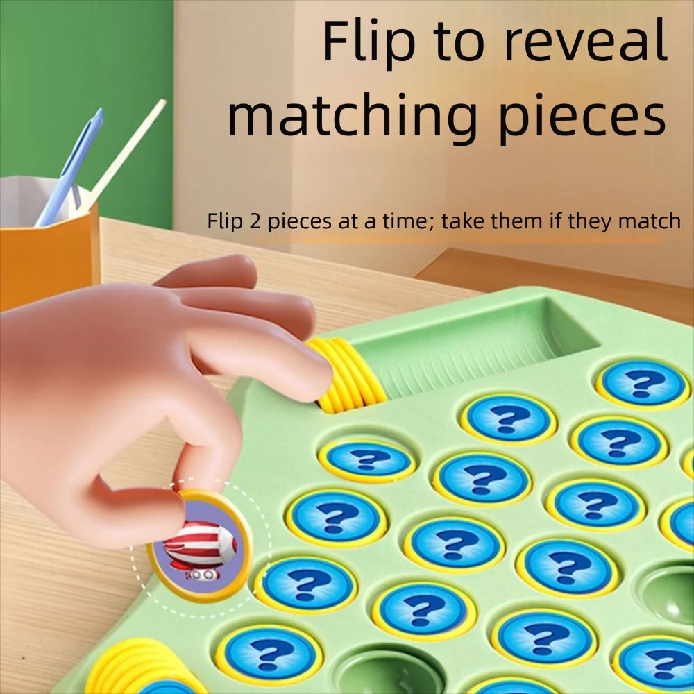 Fun Animal Token Flip Memory Game