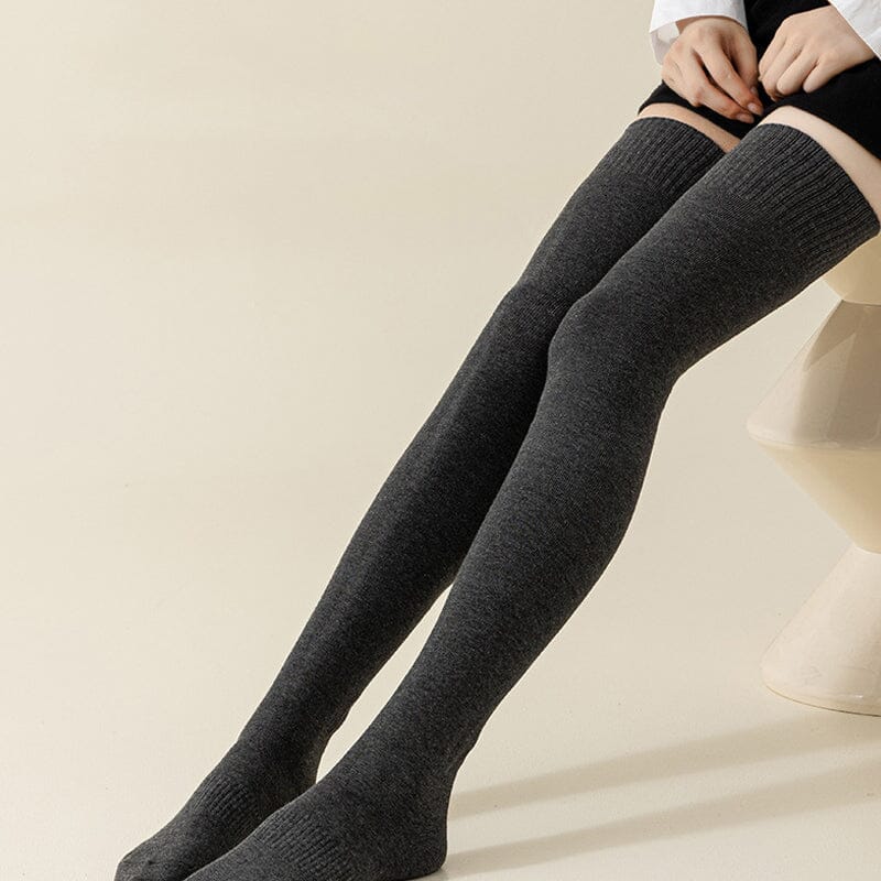 Warm High Knee Sports Socks