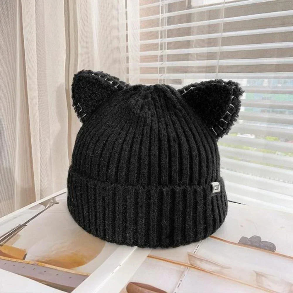 Warm Women's Knitted Winter Beanie Hat