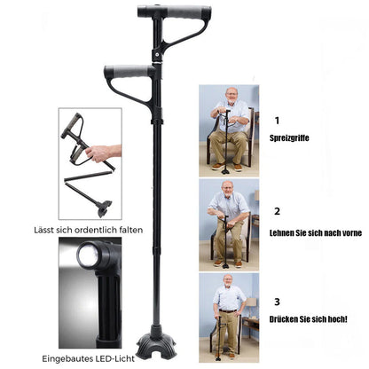Sturdy Folding Cane with LED Light