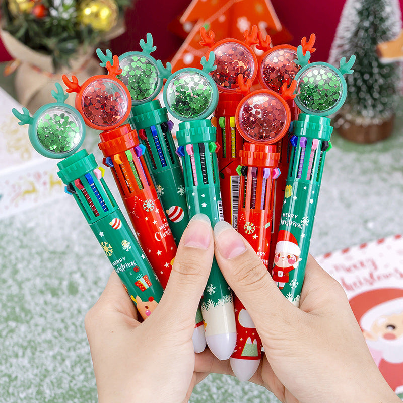 Colorful Holiday Glitter Pens