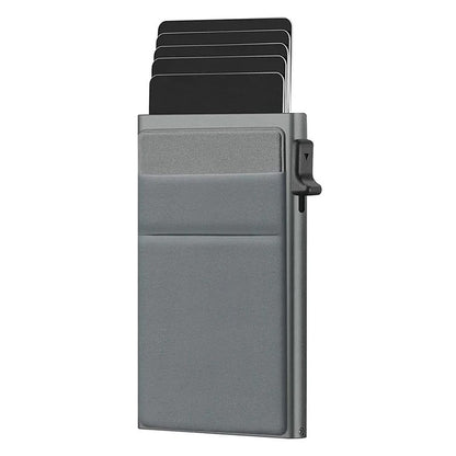 Slim RFID Blocking Card Wallet with 8 Card Slots