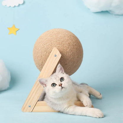 Natural Fiber Cat Scratcher Ball Toy