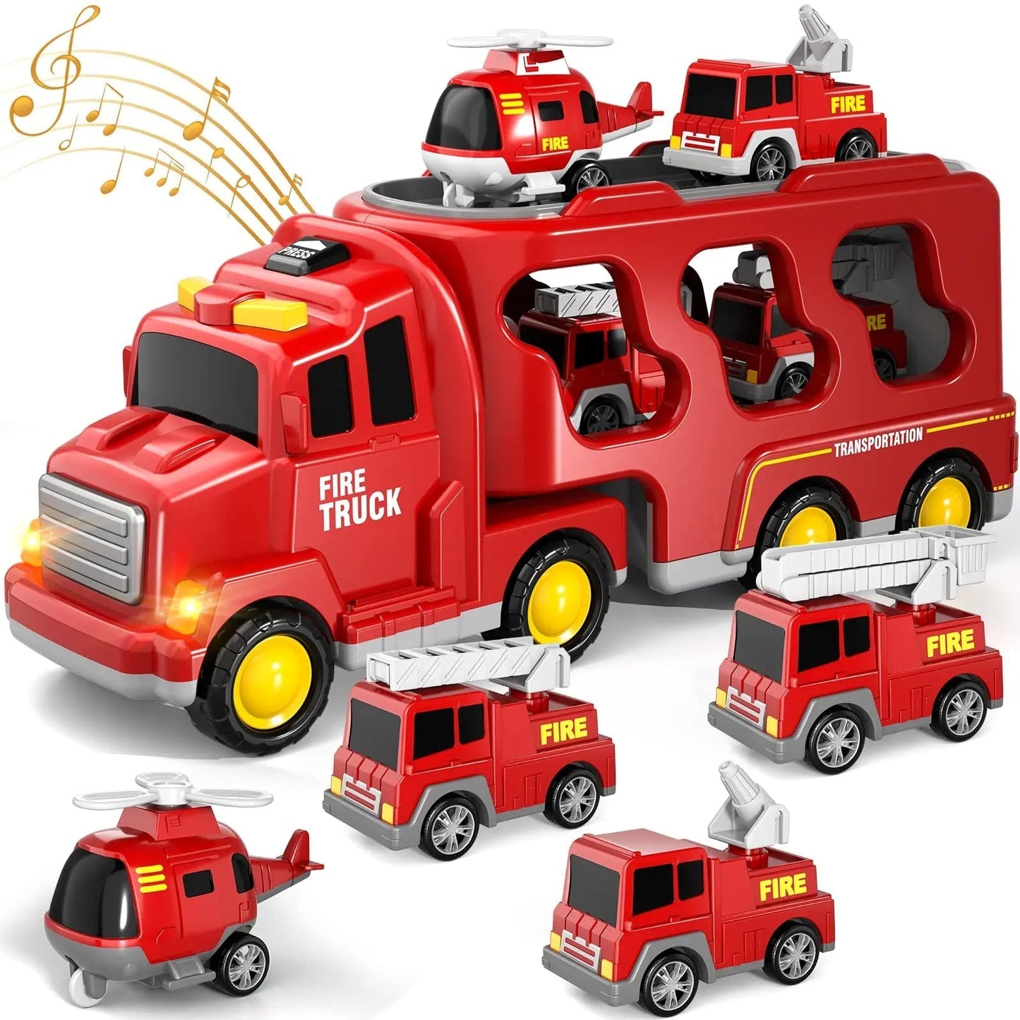 Diecast Construction Vehicle Play Set