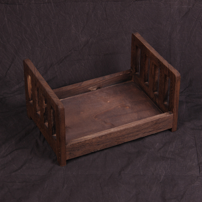 Rustic Wood Baby Photo Bed Prop - Befez