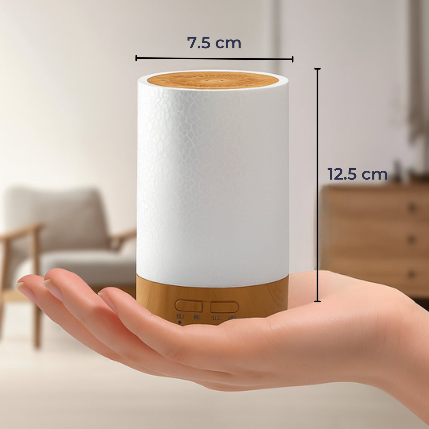 Calming Aroma Diffuser with Soft LED Nightlight