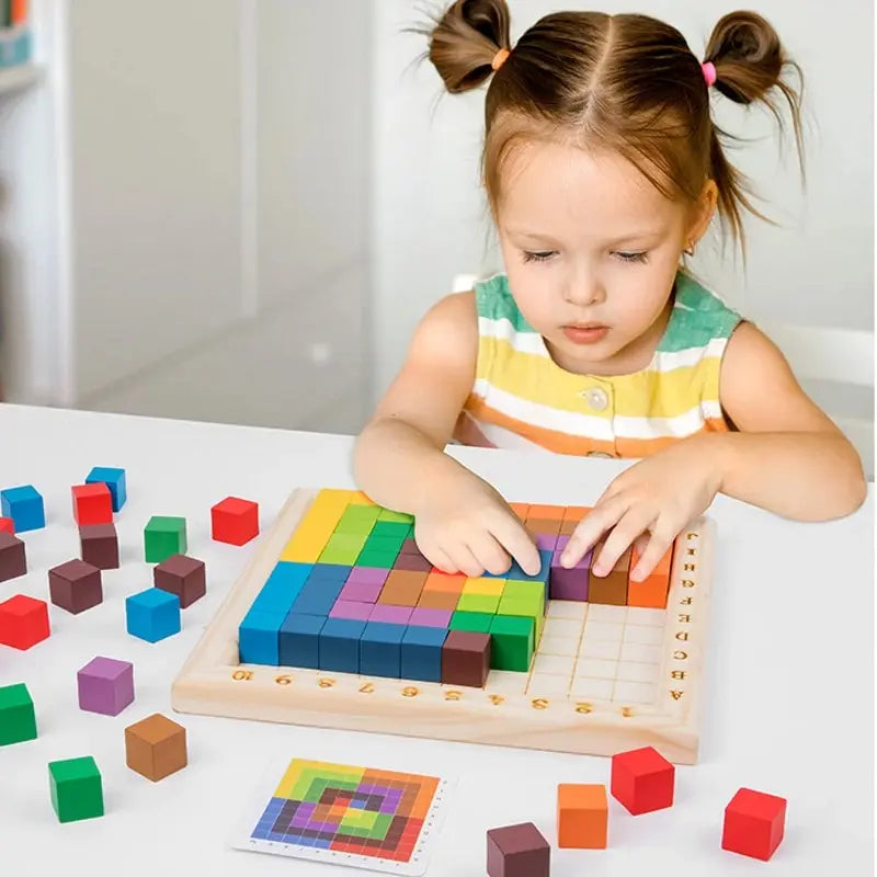Educational Wooden Counting Blocks for Kids - Befez