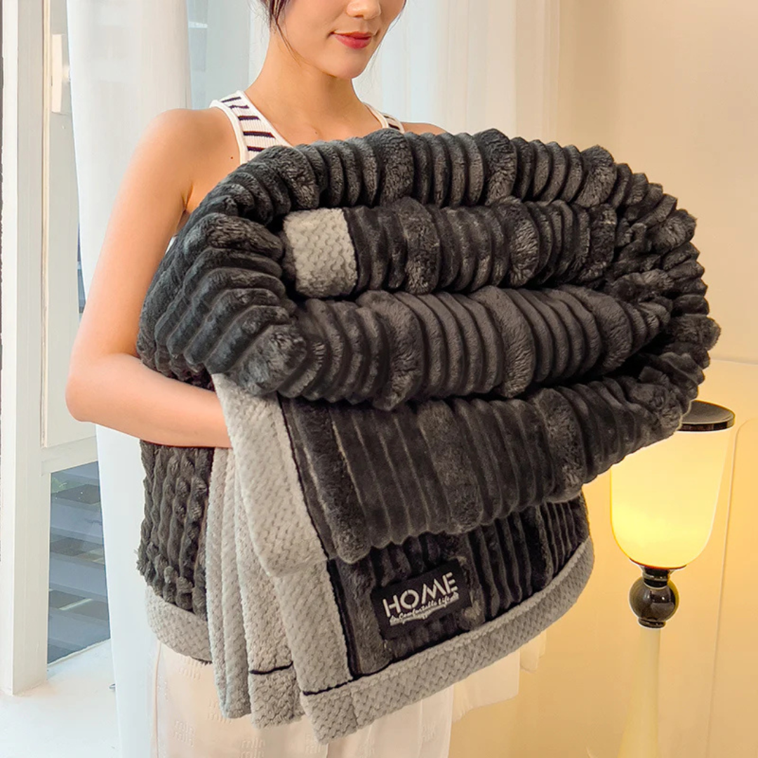 Soft Cozy Throw Blanket for Bed and Couch