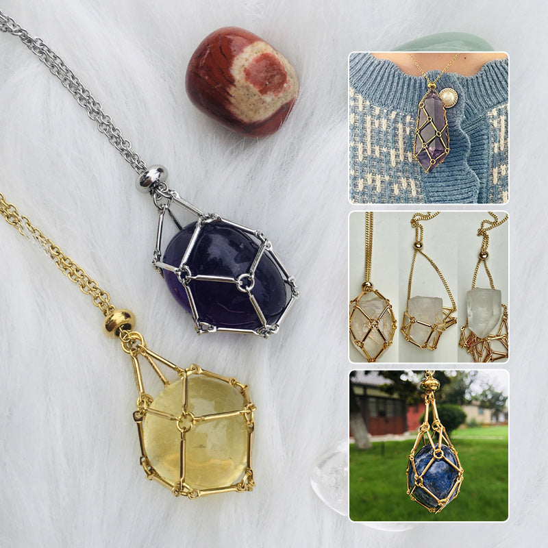 Sparkling Gemstone Pendant Necklace