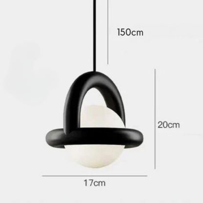 Befez | Luxe Round LED Hanging Lamp
