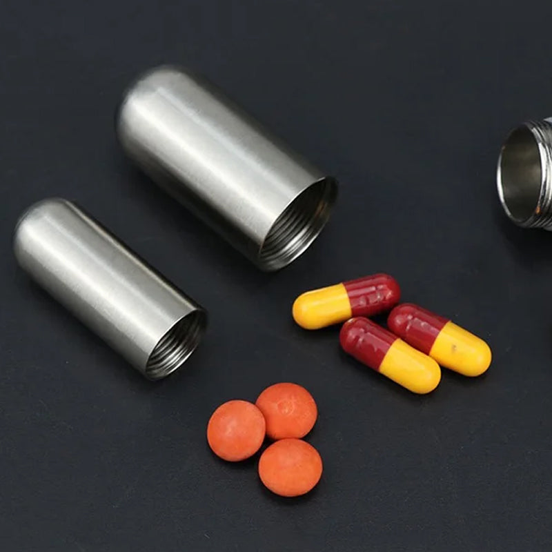 Travel Medication Case Stainless Steel