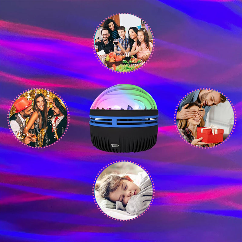 Colorful Night Sky and Wave LED Projector