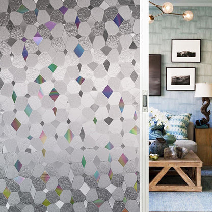 Colorful 3D Glass Window Sticker Film
