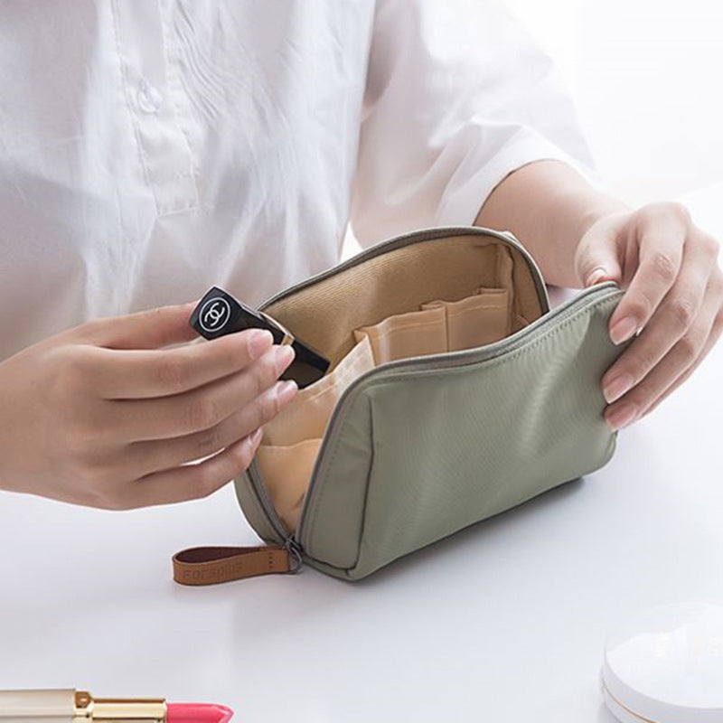 Spacious Double Zip Makeup Pouch