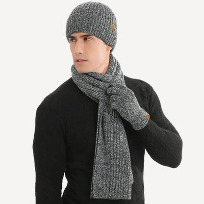 Warm Winter Hat and Glove Set
