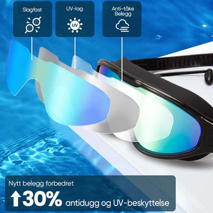 Clear Vision Anti Fog Swimming Goggles