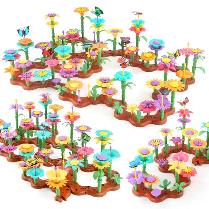 Colorful Kids Flower Brick Toy Set