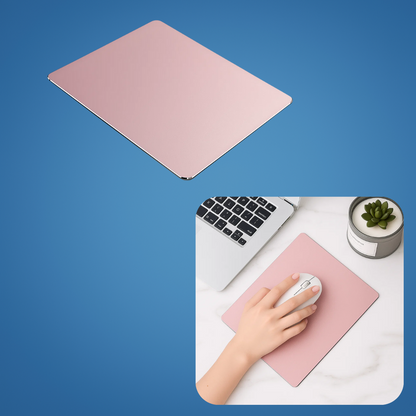 Sturdy Aluminium Desk Pad for Work and Gaming