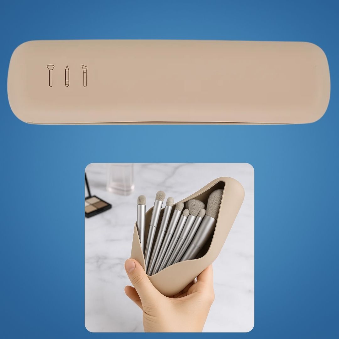 Waterproof Silicone Brush Storage Case