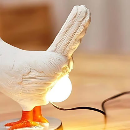 Cute Chicken Table Lamp with Soft LED Glow