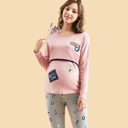 Cozy Maternity Dress for Lounging at Home