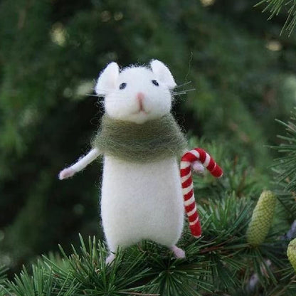 Spooky Felt Rat Decor Ornament