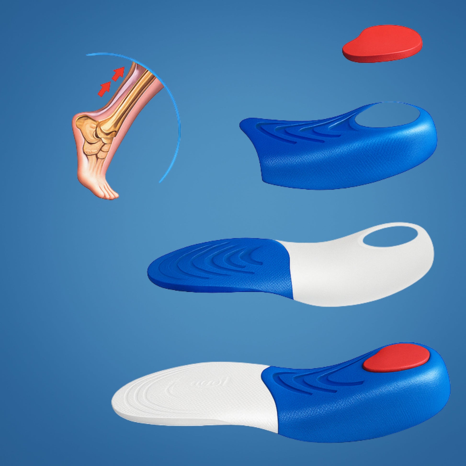 Arch Support Insoles for Flat Feet Relief - Befez