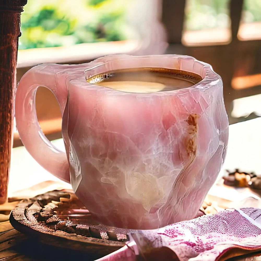 Pretty Stone Ceramic Coffee Mug