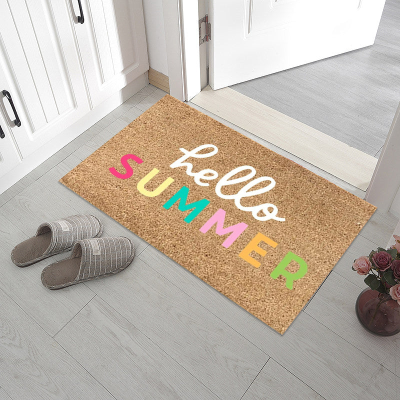 Colorful Welcome Mat – Stylish Front Door Mat