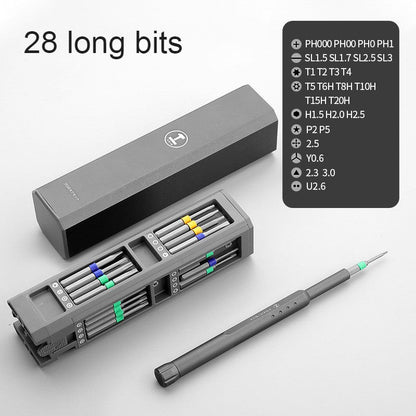 Compact Handy Screwdriver Kit with Interchangeable Tips