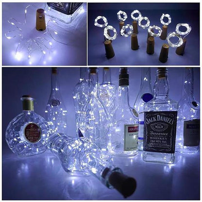 Colorful Glass Bottle Lanterns