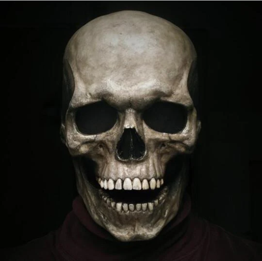 Spooky Skull Jaw Horror Design