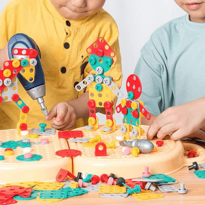 Kids Wooden Toy Toolbox Set