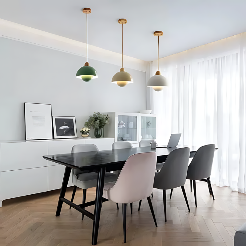 Befez | Traditional Wood Hanging Lamp for Cozy Home Glow - Befez