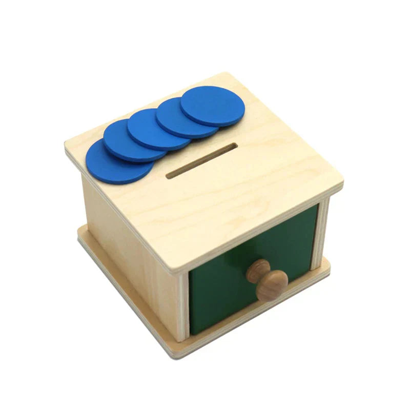 Woods Montessori Coin Game - Develops Hand Eye Coordination