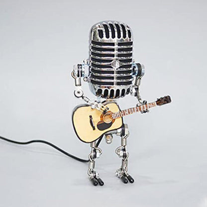 Vintage Style Microphone Robot Toy